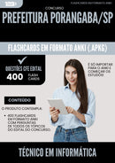 Flashcards para Concurso Tecnico Em Informatica da Prefeitura Porangaba Sp 2025 - 400 Flashcards de Acordo com Edital