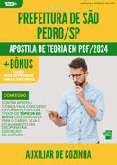 Apostila Teórica para Concurso Auxiliar de Cozinha Prefeitura São Pedro SP 2024