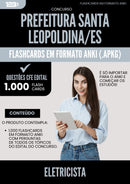 Flashcards para Concurso Eletricista Santa da Prefeitura Leopoldina Es 2024 - 1.000 Flashcards de Acordo com Edital