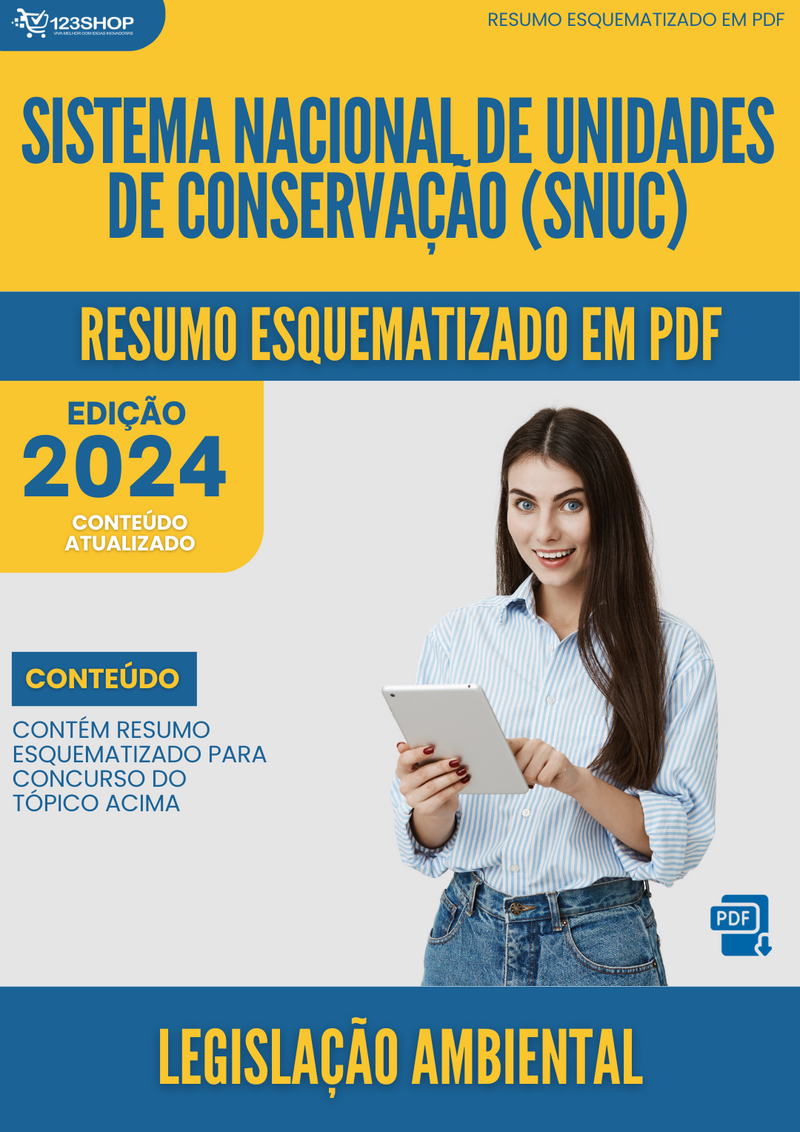 Resumo Esquematizado de Legislação Ambiental Sobre Sistema Nacional De Unidades De Conservação (Snuc) para Concursos