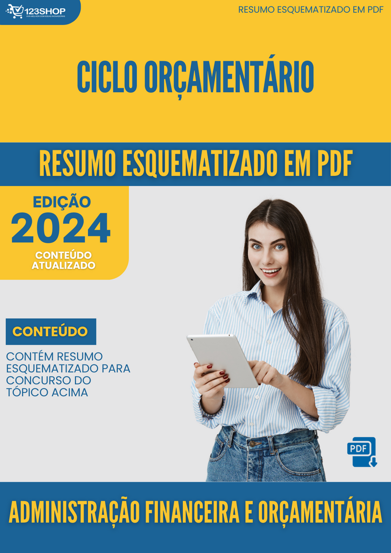 Resumo Esquematizado de Administração Financeira E Orçamentária Sobre Ciclo Orçamentário para Concursos