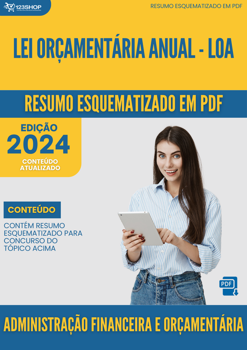 Resumo Esquematizado de Administração Financeira E Orçamentária Sobre Lei Orçamentária Anual - Loa para Concursos