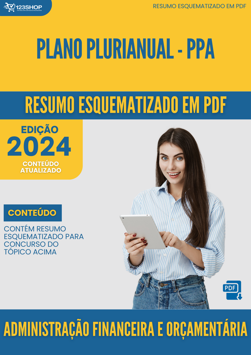 Resumo Esquematizado de Administração Financeira E Orçamentária Sobre Plano Plurianual - Ppa para Concursos