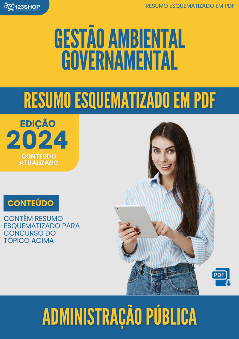 Resumo Esquematizado de Administração Pública Sobre Gestão Ambiental Governamental para Concursos