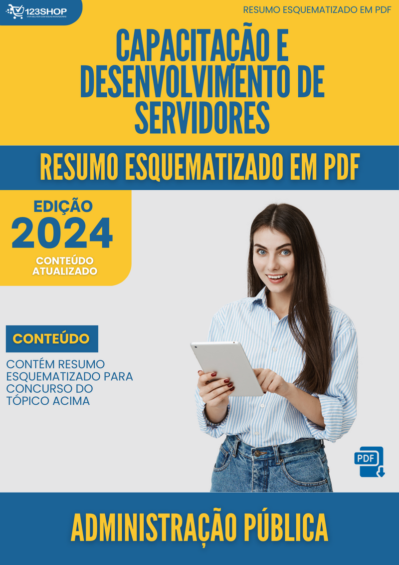 Resumo Esquematizado de Administração Pública Sobre Capacitação E Desenvolvimento De Servidores para Concursos