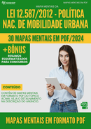 Mapas Mentais da Lei 12.587/2012 - Política Nac. De Mobilidade Urbana