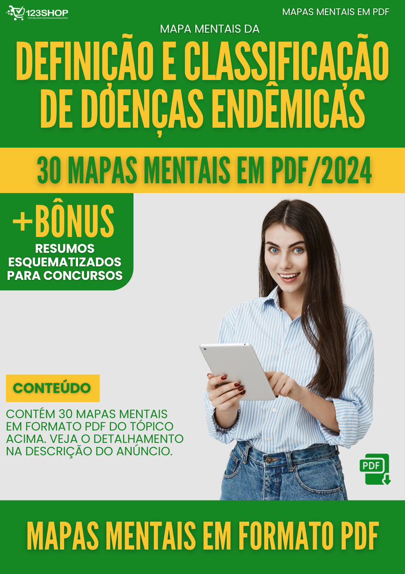 Mapas Mentais de Definição E Classificação De Doenças Endêmicas