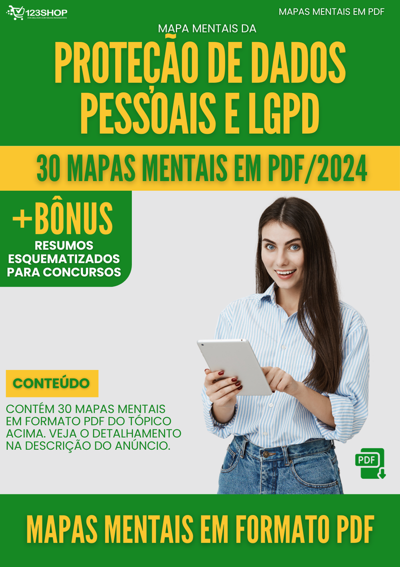 Mapas Mentais de Proteção De Dados Pessoais E Lgpd