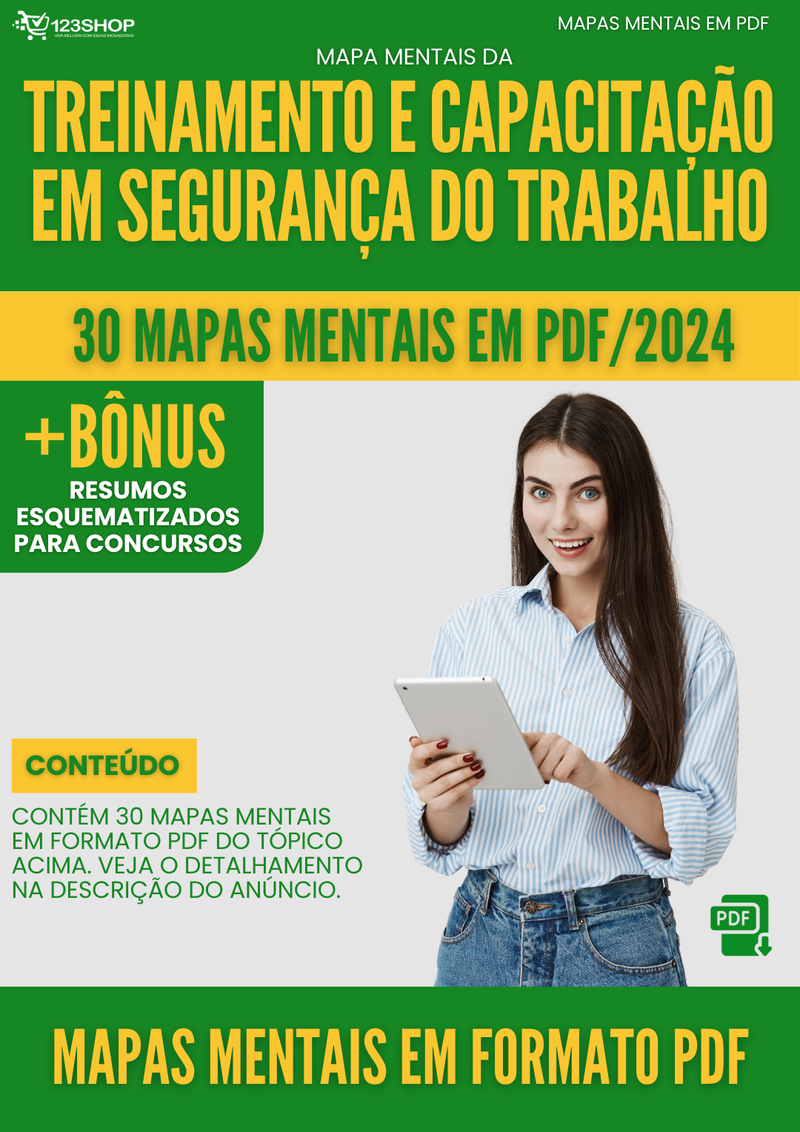 Mapas Mentais de Treinamento E Capacitação Em Segurança Do Trabalho