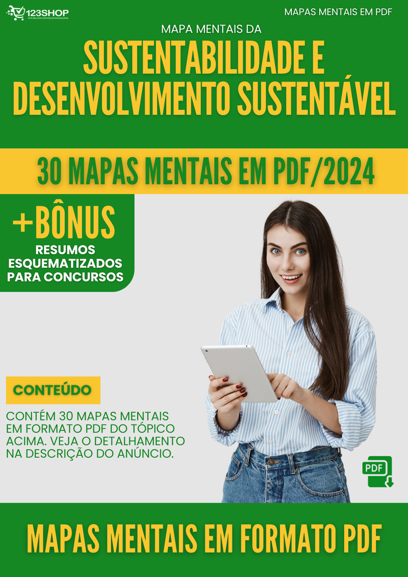 Mapas Mentais de Sustentabilidade E Desenvolvimento Sustentável