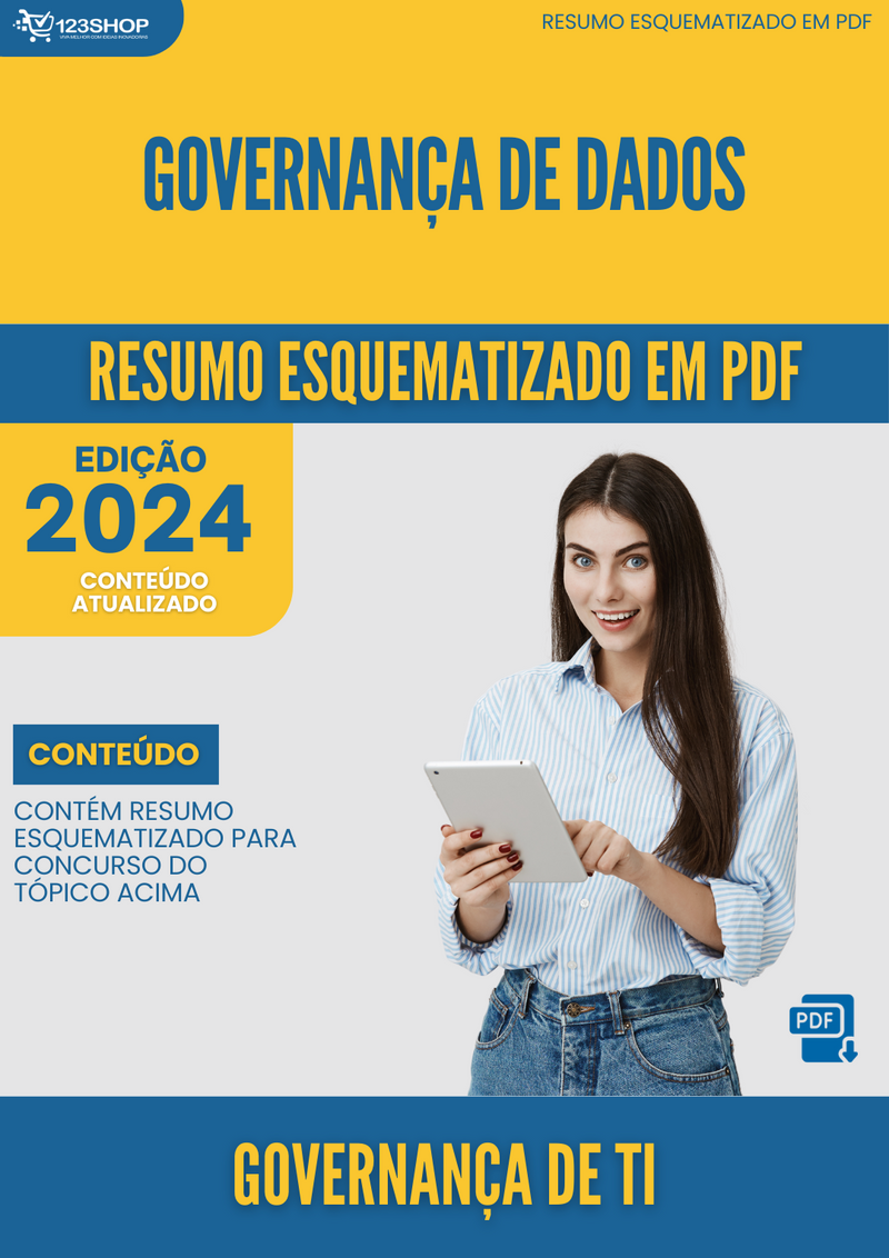 Resumo Esquematizado de Governança De Ti Sobre Governança De Dados para Concursos