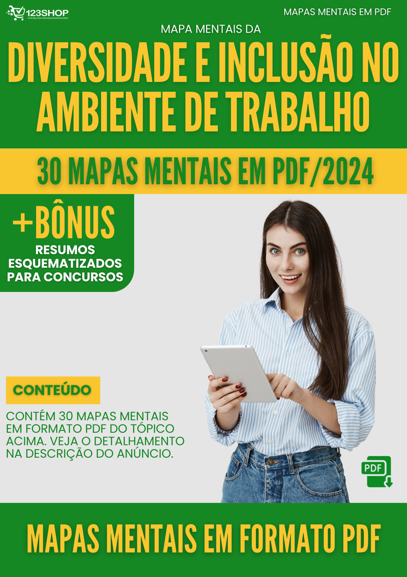 Mapas Mentais de Diversidade E Inclusão No Ambiente De Trabalho