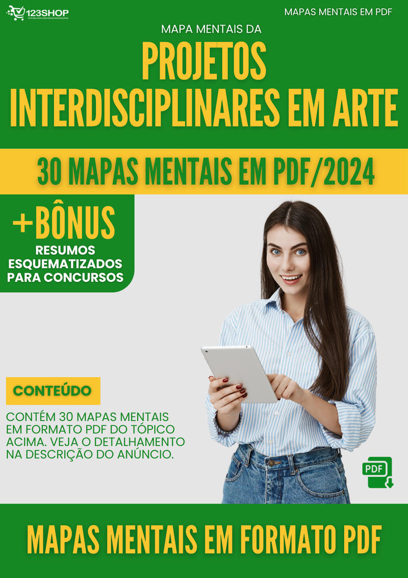 Mapas Mentais de Projetos Interdisciplinares Em Arte