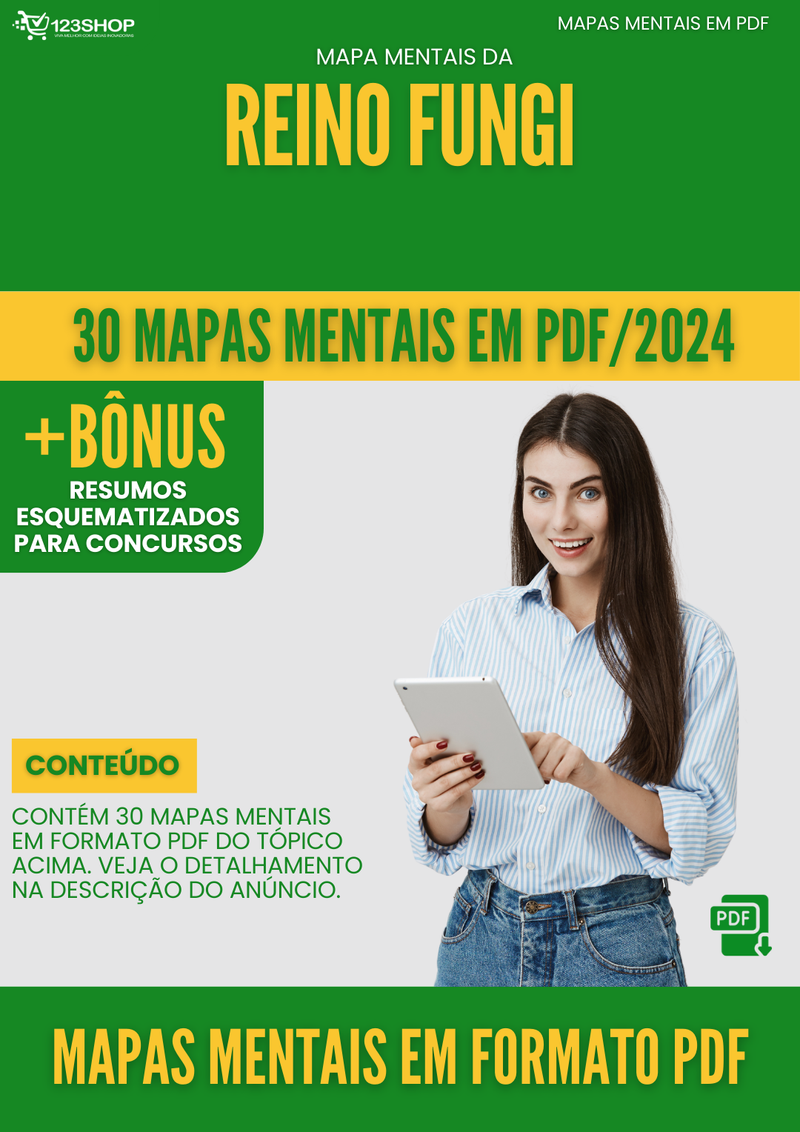 Mapas Mentais de Reino Fungi