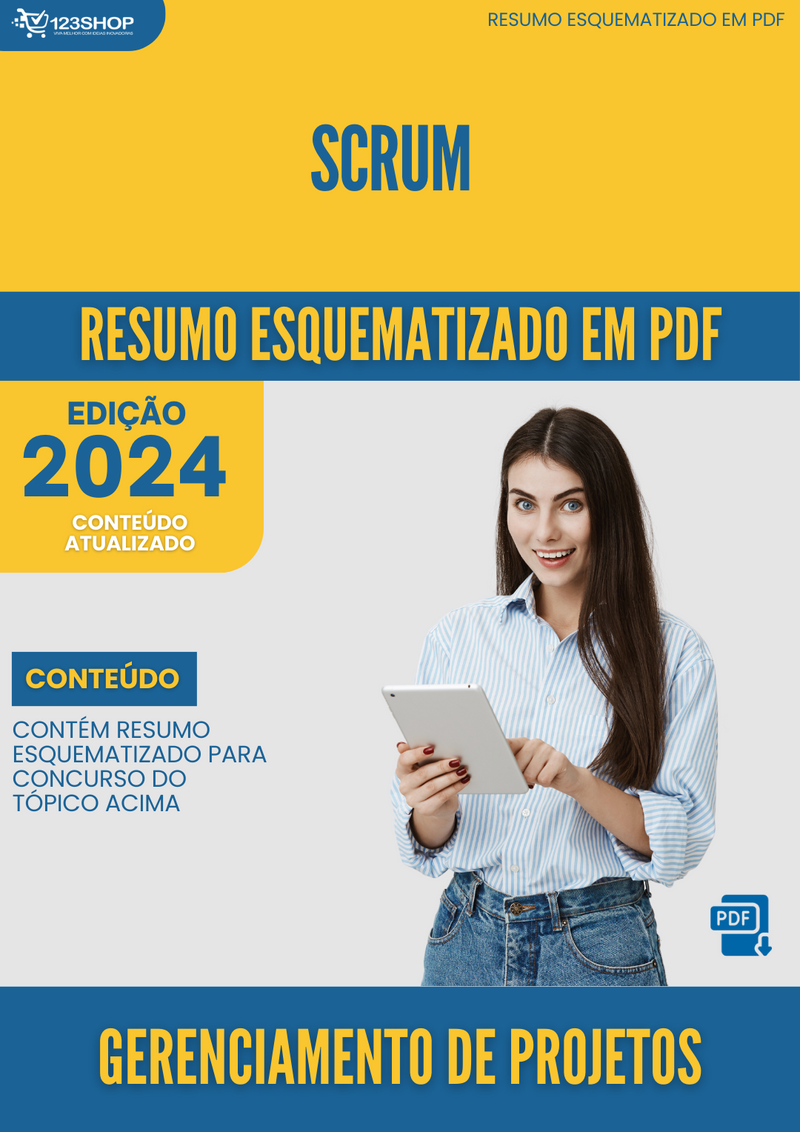 Resumo Esquematizado de Gerenciamento De Projetos Sobre Scrum para Concursos