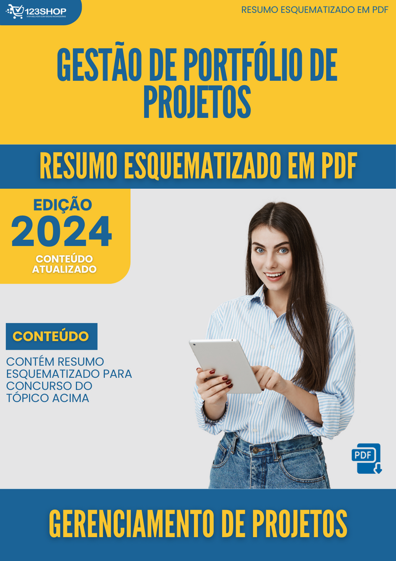 Resumo Esquematizado de Gerenciamento De Projetos Sobre Gestão De Portfólio De Projetos para Concursos