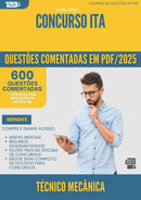 1000 Questões Comentadas para Concurso Tecnico Mecanica da Prefeitura Ita 2025 - 600 Questões