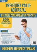 1000 Questões Comentadas para Concurso Engenheiro Seguranca Trabalho da Prefeitura Pao De Acucar Al 2025 - 600 Questões