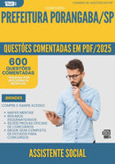 1000 Questões Comentadas para Concurso Assistente Social da Prefeitura Porangaba Sp 2025 - 600 Questões