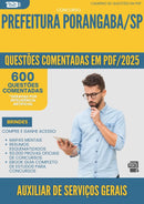 1000 Questões Comentadas para Concurso Auxiliar De Servicos Gerais da Prefeitura Porangaba Sp 2025 - 600 Questões
