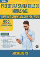 1000 Questões Comentadas para Concurso Enfermeiro Psf Santa da Prefeitura Cruz De Minas Mg 2025 - 600 Questões