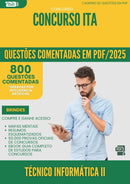 1000 Questões Comentadas para Concurso Tecnico Informatica Ii da Prefeitura Ita 2025 - 800 Questões