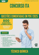 1000 Questões Comentadas para Concurso Tecnico Quimica da Prefeitura Ita 2025 - 800 Questões