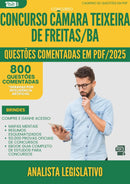 1000 Questões Comentadas para Concurso Analista Legislativo Camara da Prefeitura Teixeira De Freitas Ba 2025 - 800 Questões