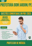 1000 Questões Comentadas para Concurso Professor De Musica da Prefeitura Bom Jardim Pe 2025 - 800 Questões