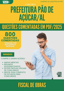 1000 Questões Comentadas para Concurso Fiscal De Obras da Prefeitura Pao De Acucar Al 2025 - 800 Questões