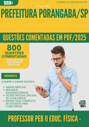 1000 Questões Comentadas para Concurso Professor Peb Ii Educacao Fisica Area Esporte da Prefeitura Porangaba Sp 2025 - 800 Questões