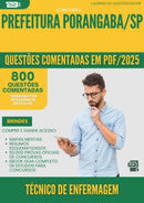 1000 Questões Comentadas para Concurso Tecnico De Enfermagem da Prefeitura Porangaba Sp 2025 - 800 Questões