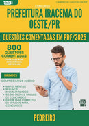 1000 Questões Comentadas para Concurso Pedreiro da Prefeitura Iracema Do Oeste Pr 2025 - 800 Questões