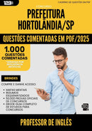 1000 Questões Comentadas para Concurso Professor De Ingles da Prefeitura Hortolandia Sp 2025 - 1000 Questões