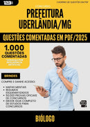 1000 Questões Comentadas para Concurso da Prefeitura Uberlandia Mg 2025 Biologo - 1000 Questões