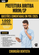 1000 Questões Comentadas para Concurso Cirurgiao Dentista da Prefeitura Biritiba Mirim Sp 2025 - 1000 Questões