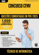 1000 Questões Comentadas para Concurso Tecnico De Informatica Cfmv 2025 - 1000 Questões