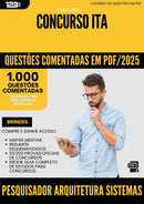1000 Questões Comentadas para Concurso Pesquisador Arquitetura De Sistemas da Prefeitura Ita 2025 - 1000 Questões