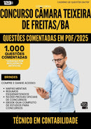1000 Questões Comentadas para Concurso Tecnico Em Contabilidade Camara da Prefeitura Teixeira De Freitas Ba 2025 - 1000 Questões