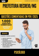 1000 Questões Comentadas para Concurso Psicologo da Prefeitura Recreio Mg 2025 - 1000 Questões