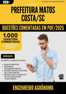 1000 Questões Comentadas para Concurso Engenheiro Agronomo da Prefeitura Matos Costa Sc 2025 - 1000 Questões