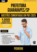 1000 Questões Comentadas para Concurso Pedreiro da Prefeitura Guararapes Sp 2025 - 1000 Questões