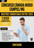 1000 Questões Comentadas para Concurso Contador Camara da Prefeitura Mario Campos Mg 2025 - 1000 Questões