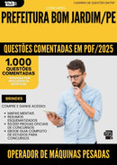 1000 Questões Comentadas para Concurso Operador De Maquinas Pesadas da Prefeitura Bom Jardim Pe 2025 - 1000 Questões