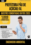 1000 Questões Comentadas para Concurso Engenheiro Ambiental da Prefeitura Pao De Acucar Al 2025 - 1000 Questões