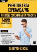 1000 Questões Comentadas para Concurso Orientador Social da Prefeitura Boa Esperanca Mg 2025 - 1000 Questões
