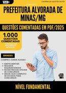 1000 Questões Comentadas para Concurso Nivel Fundamental da Prefeitura Alvorada De Minas Mg 2025 - 1000 Questões