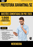 1000 Questões Comentadas para Concurso Merendeira da Prefeitura Xavantina Sc 2025 - 1000 Questões