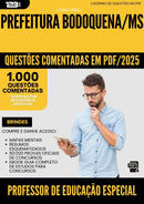 1000 Questões Comentadas para Concurso Professor De Educacao Especial da Prefeitura Bodoquena Ms 2025 - 1000 Questões