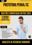 1000 Questões Comentadas para Concurso Analista De Recursos Humanos da Prefeitura Penha Sc 2025 - 1000 Questões